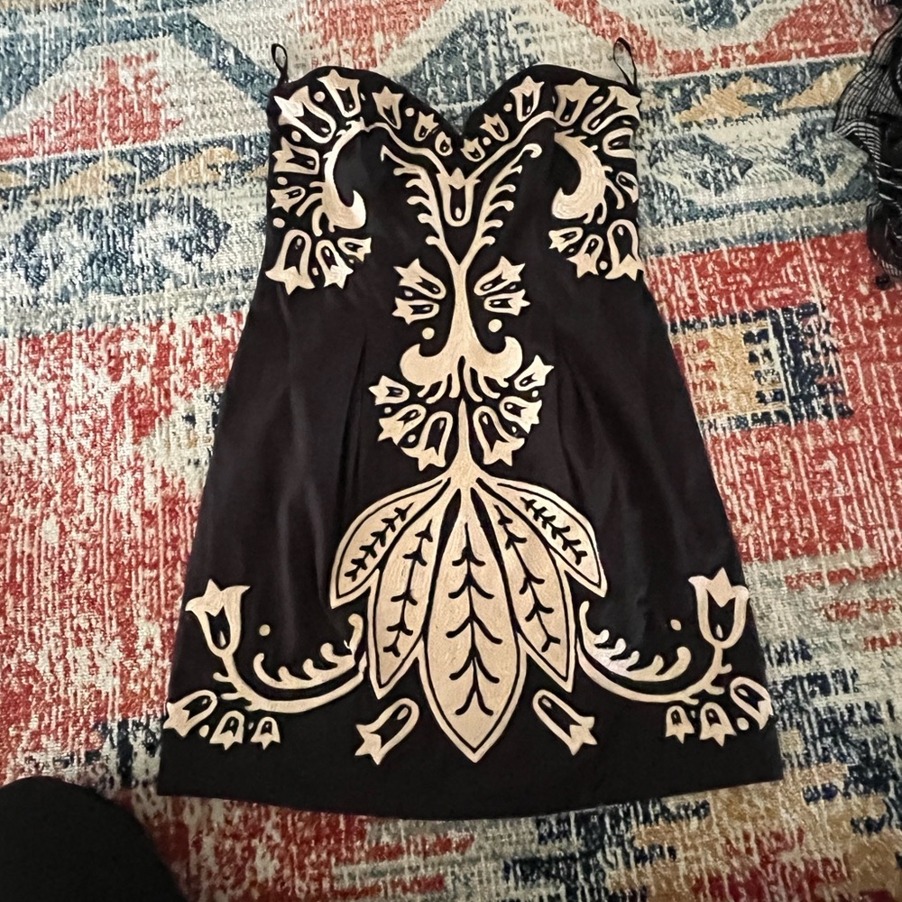 French Connection Strapless Dress - 8